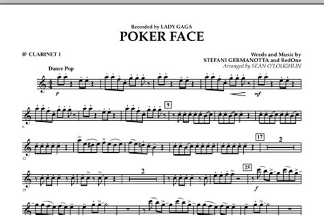 Poker face clarinete 1